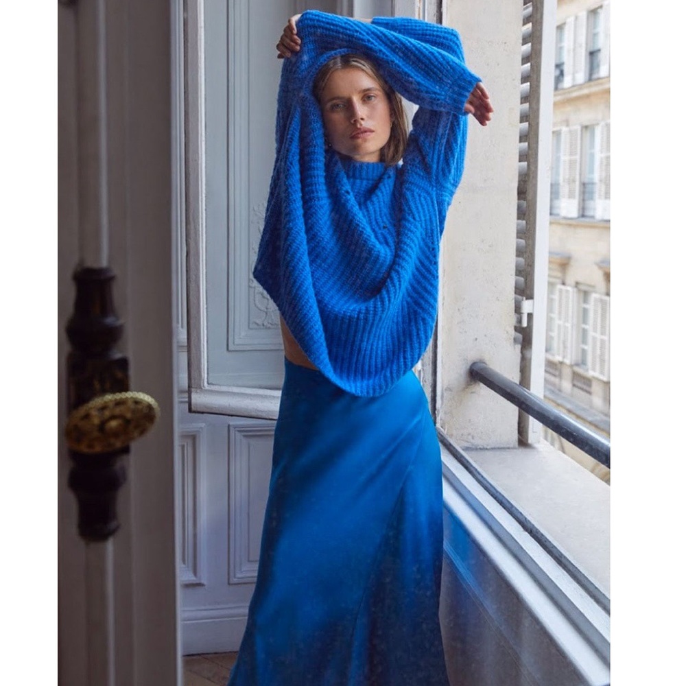 AB Jolie Sweater in Cerulean blue